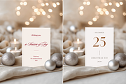 5x7 Holiday Greeting Card Mockup, an Advertising Mockup by Serenefeeling (Thumbnail 2 of 7)