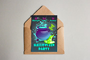 Halloween party poster., an Illustration by moto_cat (Thumbnail 4 of 4)