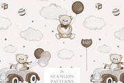 Baby Shower Bears - Kids Graphic Set, an Animal Illustration by Veris Studio (Thumbnail 13 of 18)