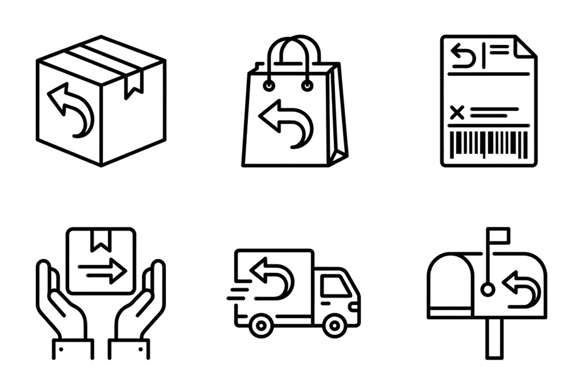 480 Shipping Packaging Icon Set, an Outline Icon by adenpinkstore (Photo 6 of 11)