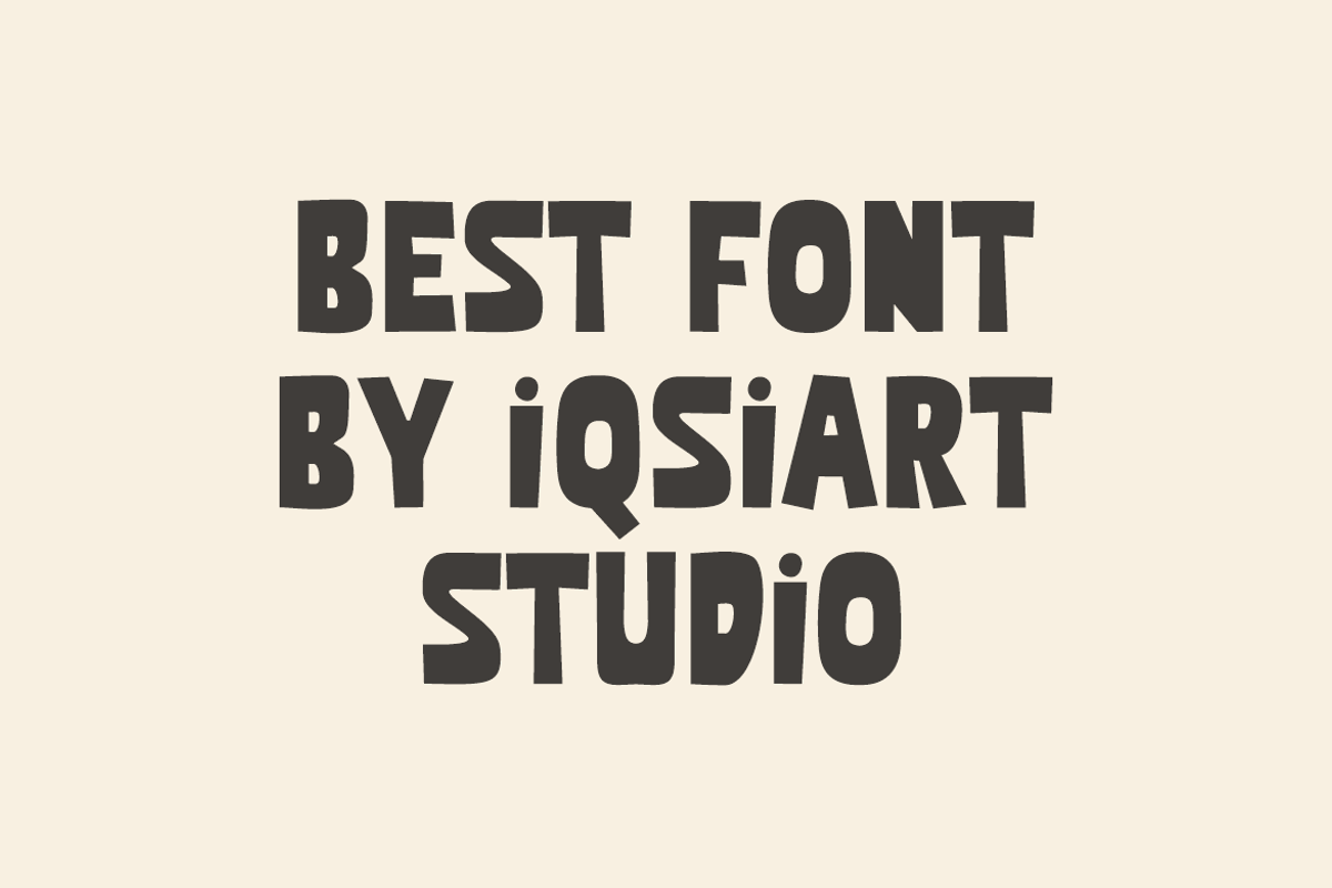 Hopper Deroza - Kids Font, a Sans Serif Font by Iqsiart Studio (Photo 4 of 6)