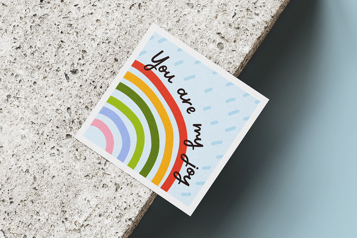 Cute doodle post card designs set, a Background Graphic by Good Studio (Photo 6 of 11)