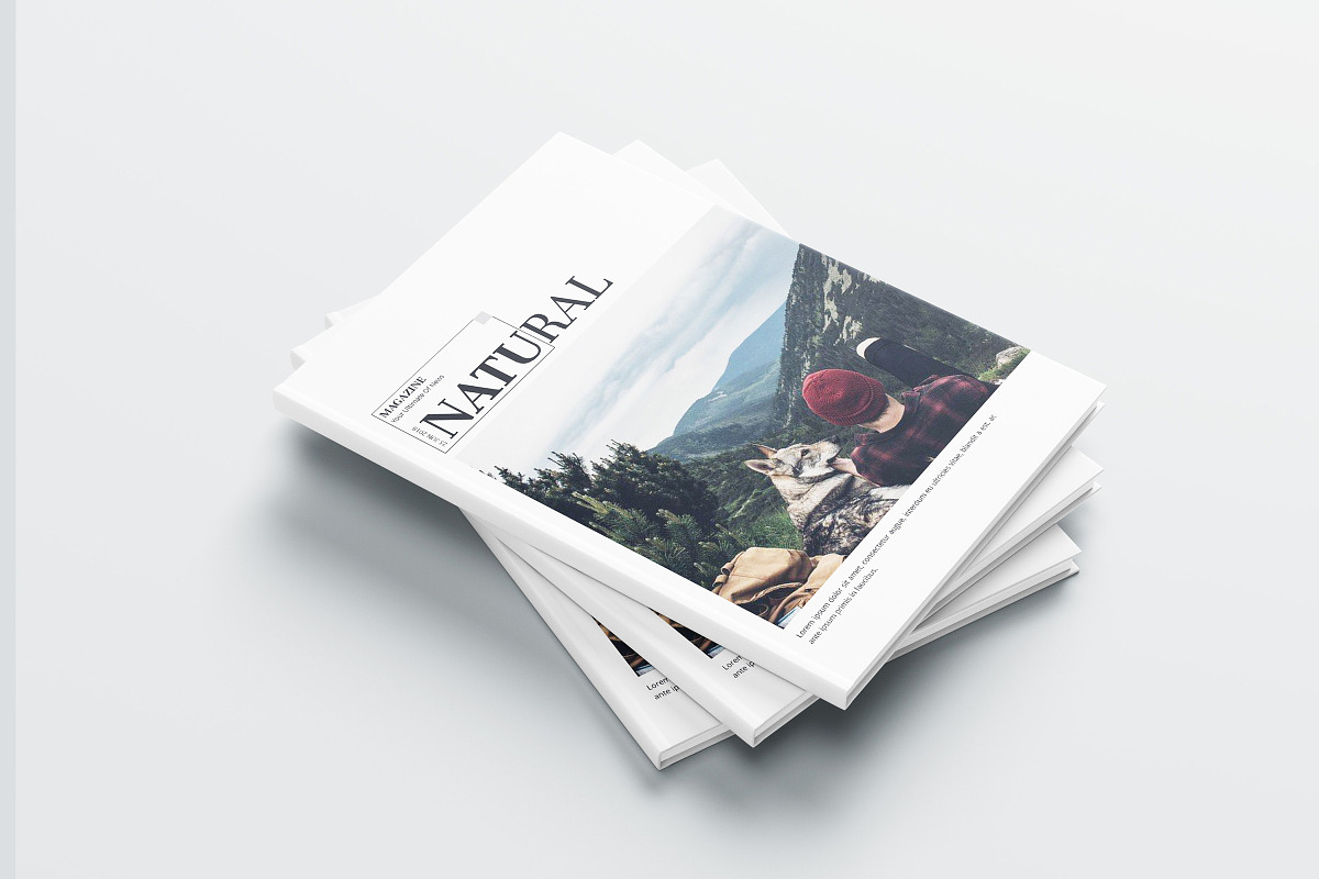 Natural Magazine Template, a Magazine Template by obidullah_01 (Photo 3 of 14)