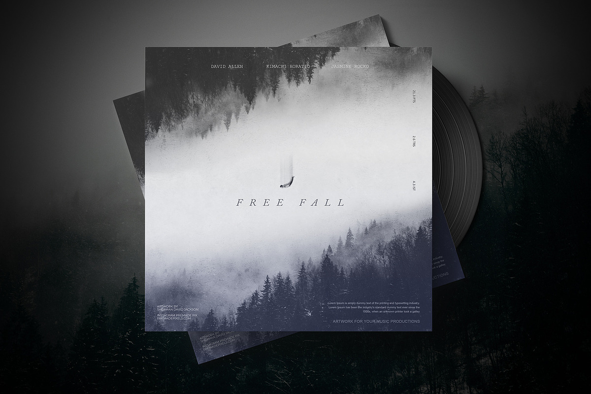 Free Fall Album Cover, a Social Media Template by PremadePixels.com