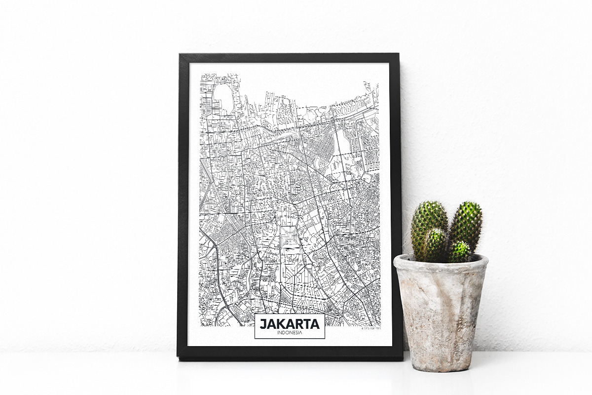 5 maps of Southeast Asia cities, an Education Illustration by MaximGertsen (Photo 8 of 10)
