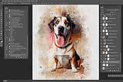Watercolor Special Edition Action, an Action Add-On by MRI STUDIO (Thumbnail 10 of 16)