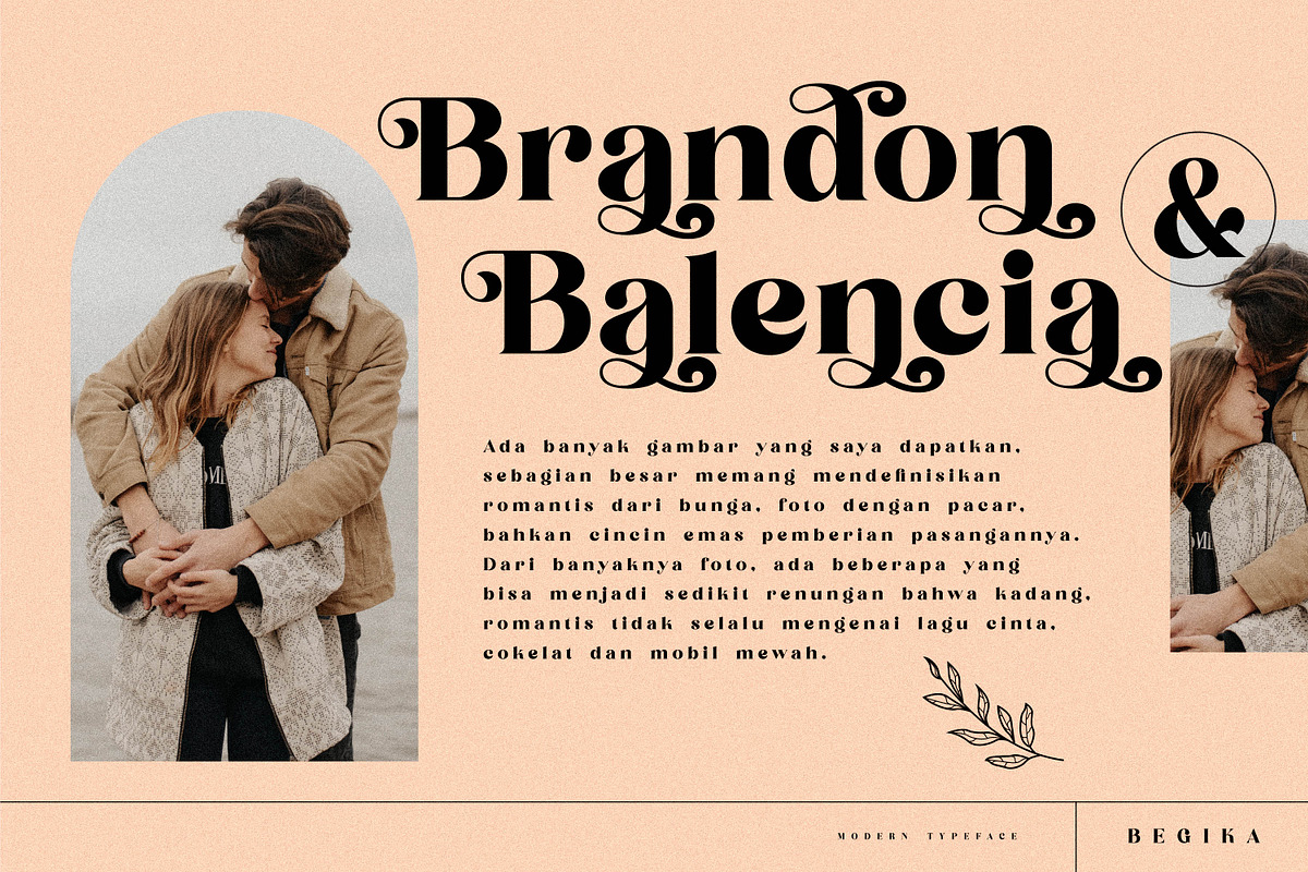Begika Modern and Classy Serif Font, a Script Font by Storytype Studio (Photo 7 of 11)