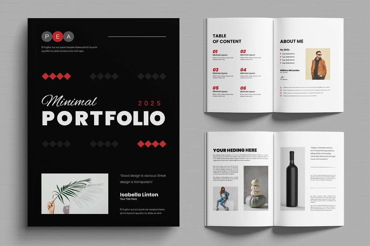 Minimalist Graphic Design Portfolio