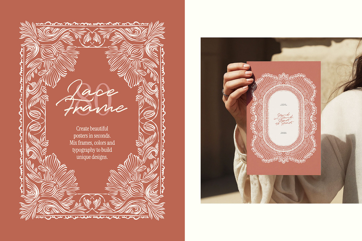 Vintage Lace | Poster Builder, an Object Graphic by KetteCreate (Photo 2 of 18)