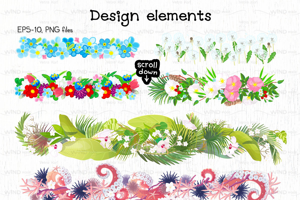 vector set Happy Animals, an Animal Illustration by WINDmade (Photo 8 of 12)