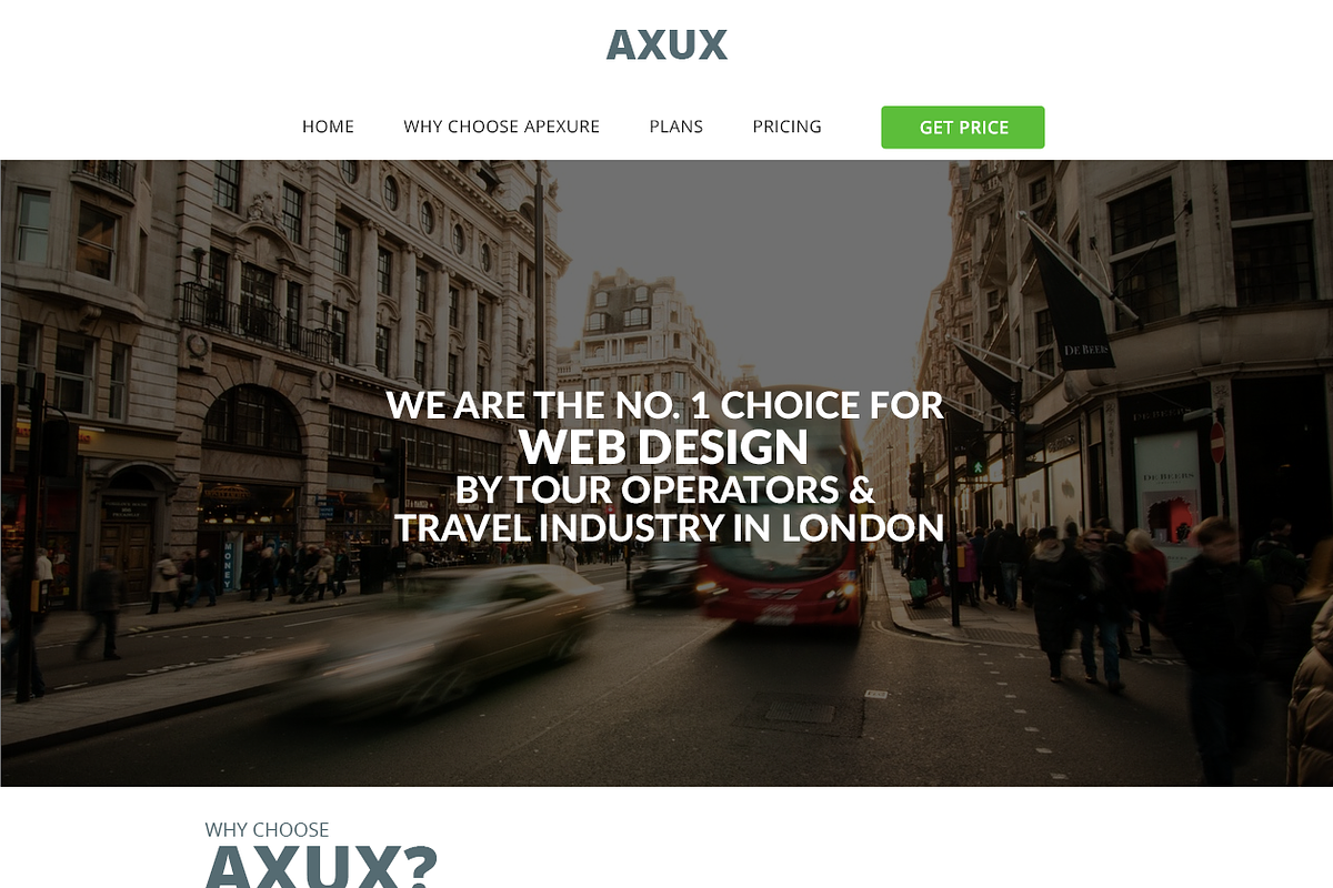 Creative Agency Landing Page PSD, a Landing Page Template by Apexure Designs