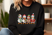 Christmas Chickens PNG Clipart, an Illustration by DreamCafeArt (Thumbnail 4 of 6)