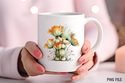 Whimsical Spring Cats Clipart, an Illustration by Craft Nest (Thumbnail 8 of 11)