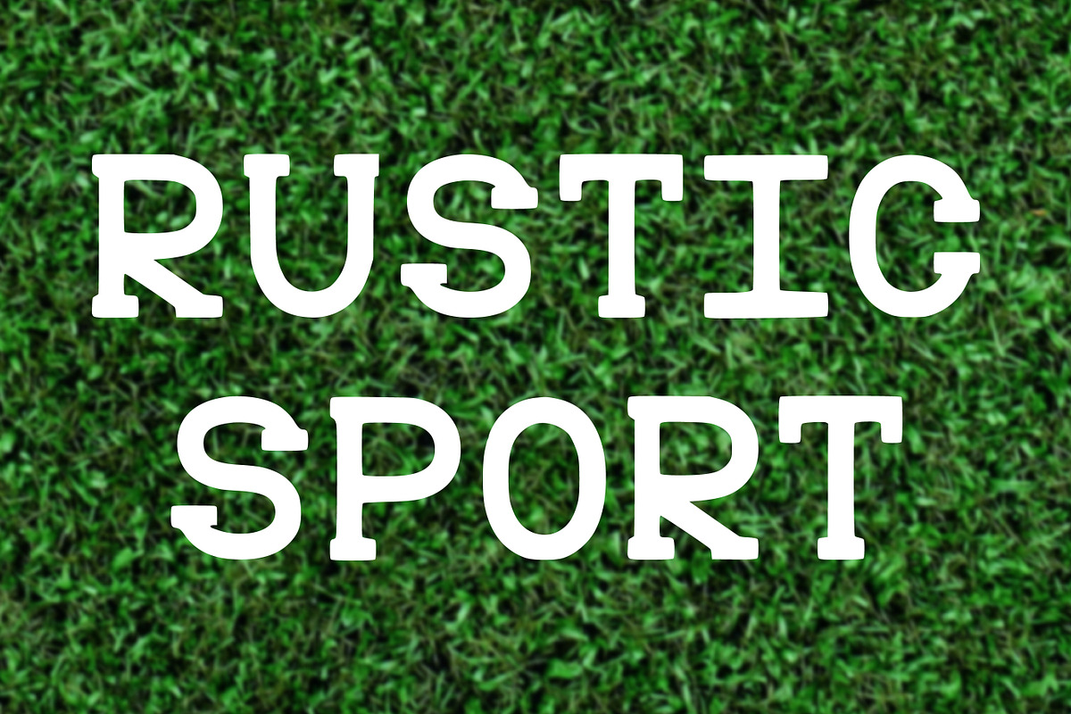 Rustic Sport Font Varsity Team Type, a Serif Font by SavanasDesign (Photo 1 of 7)