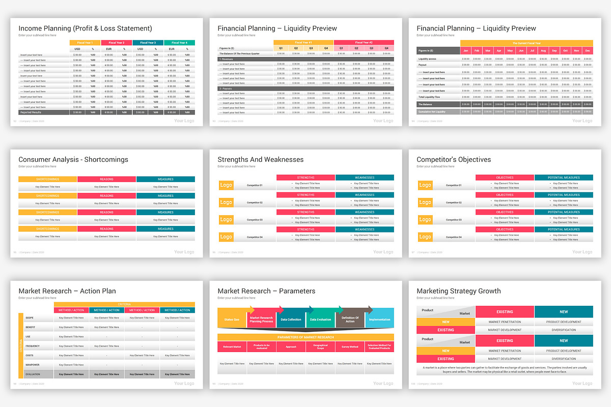 Business PowerPoint Infographics, a Presentation Template by SlideOne (Photo 15 of 17)