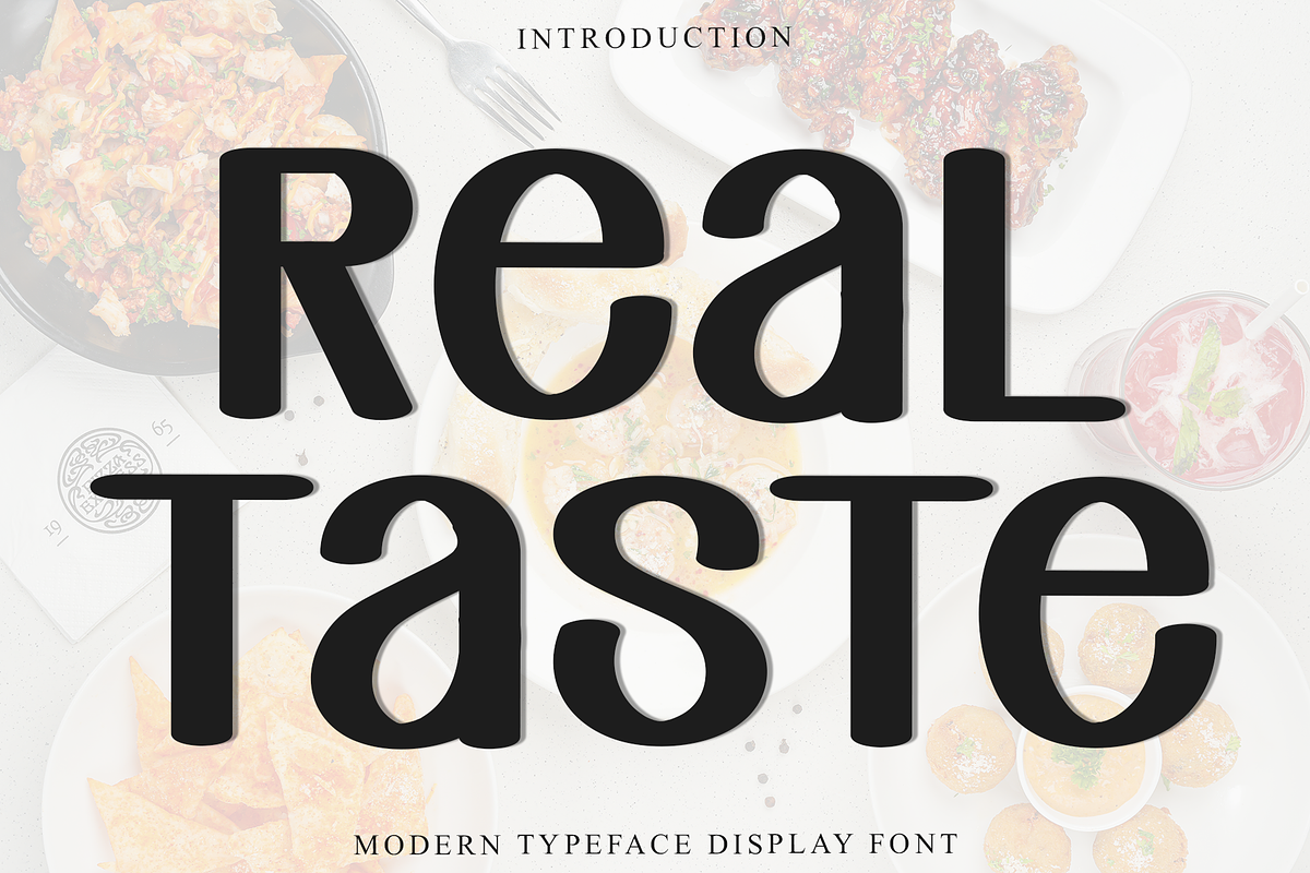 Real Taste, a Script Font by InermediaSTUDIO (Photo 1 of 8)
