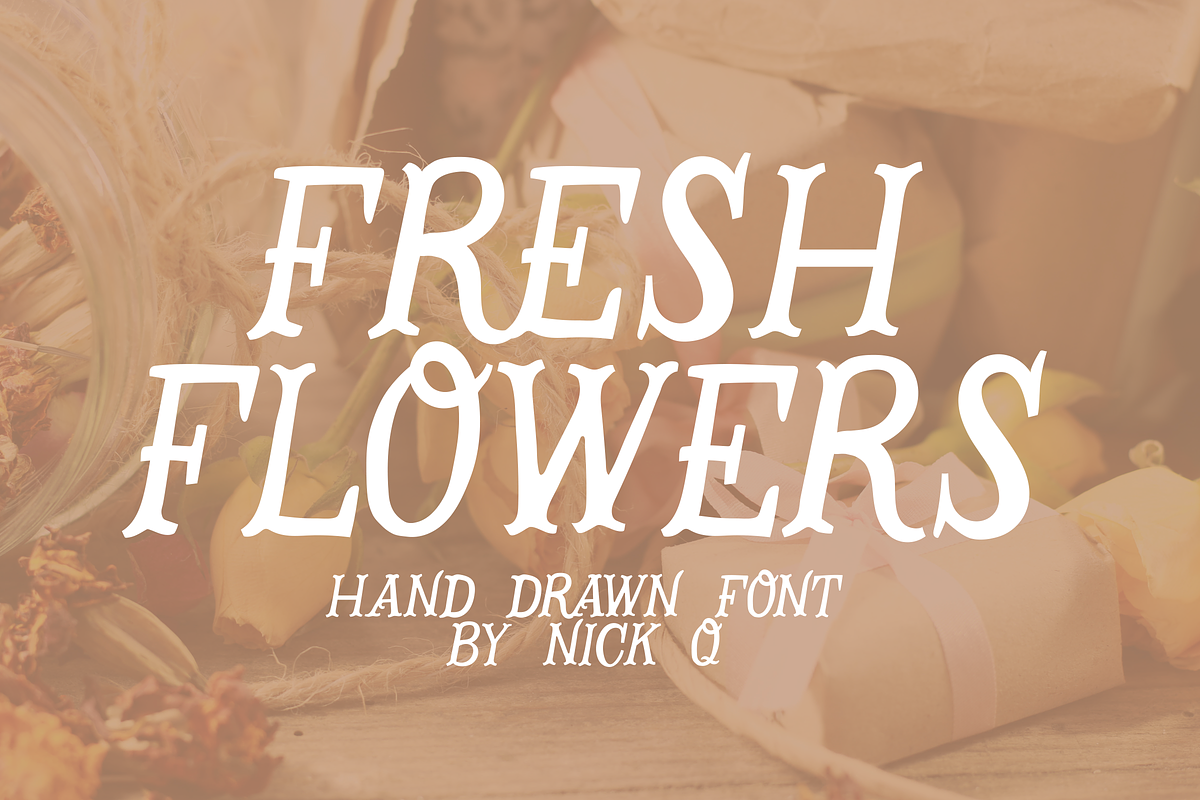 Fresh Flowers Font