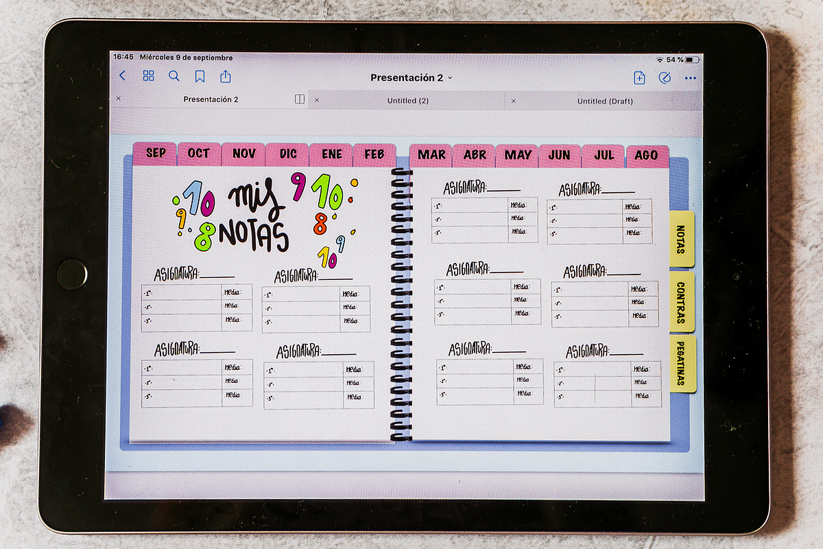 DIGITAL PLANNER/AGENDA DIGITAL, a Stationery Template by LOTA_CREATIONS (Photo 2 of 6)