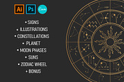 Zodiac collections, an Illustration by LogvinArt (Thumbnail 2 of 15)