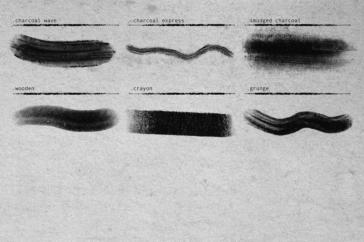 Charcoal Brushes For Procreate, a Brush Add-On by Easy Procreate (Photo 8 of 8)