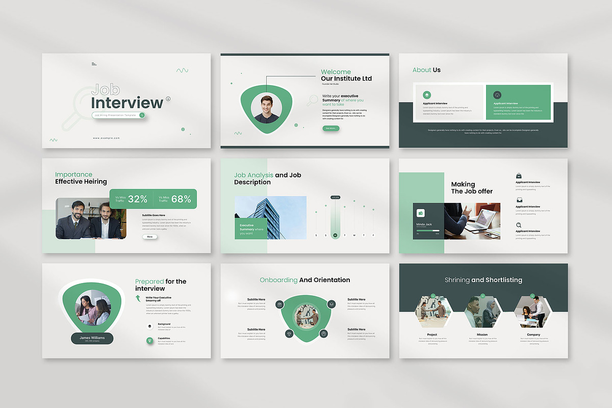 Job Interview Presentation, a Presentation Template by KreateTribe (Photo 3 of 5)