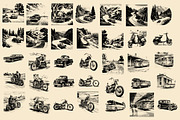 USA Retro Road Trip illustrations, an Object Illustration by Nocturnal Wolf (Thumbnail 14 of 19)