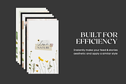 Floral Instagram Quotes Collection, a Social Media Template by Palm Creatives (Thumbnail 3 of 7)
