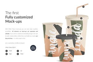 Cups With Straws 13x Mock-ups