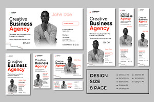 Business Web Banner Set Layout, an UI Kit Template by CreativeShaper