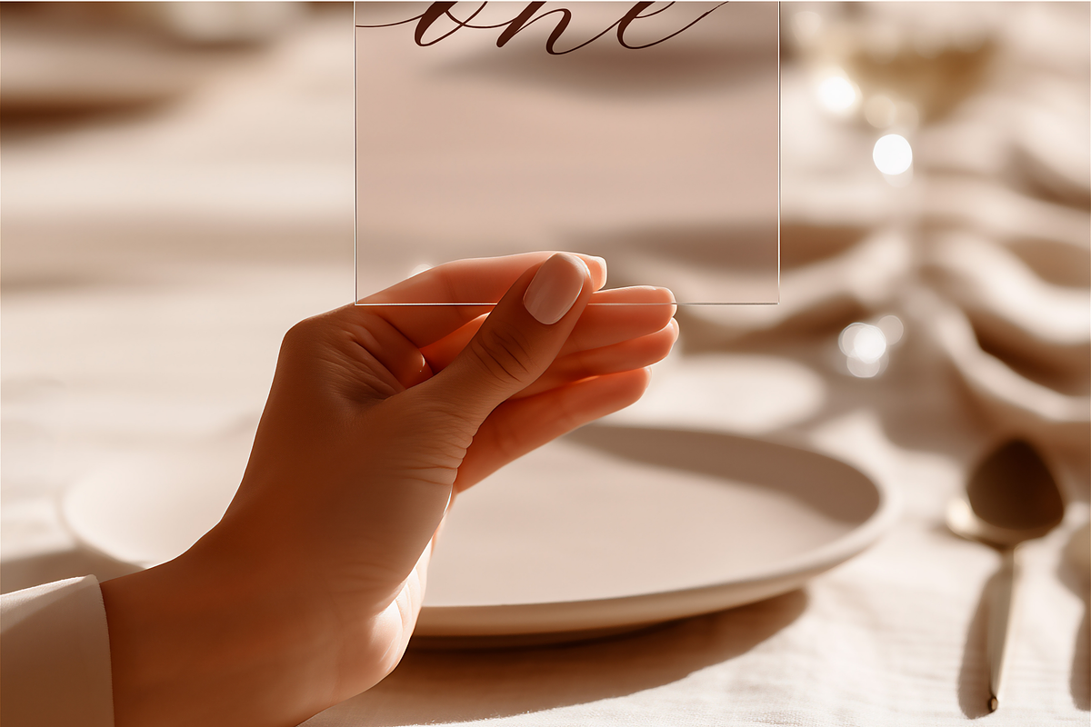 Transparent 5x7 Handheld Card Mockup, a Product Mockup by Serenefeeling (Photo 4 of 6)