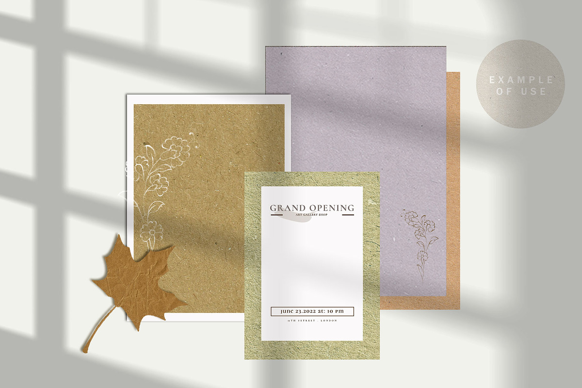 Kraft Paper Set, a Background Graphic by Suna Kosem (Photo 15 of 19)