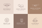 Motherhood logo CANVA & AI, a Branding & Logo Template by Alisovna (Thumbnail 3 of 8)