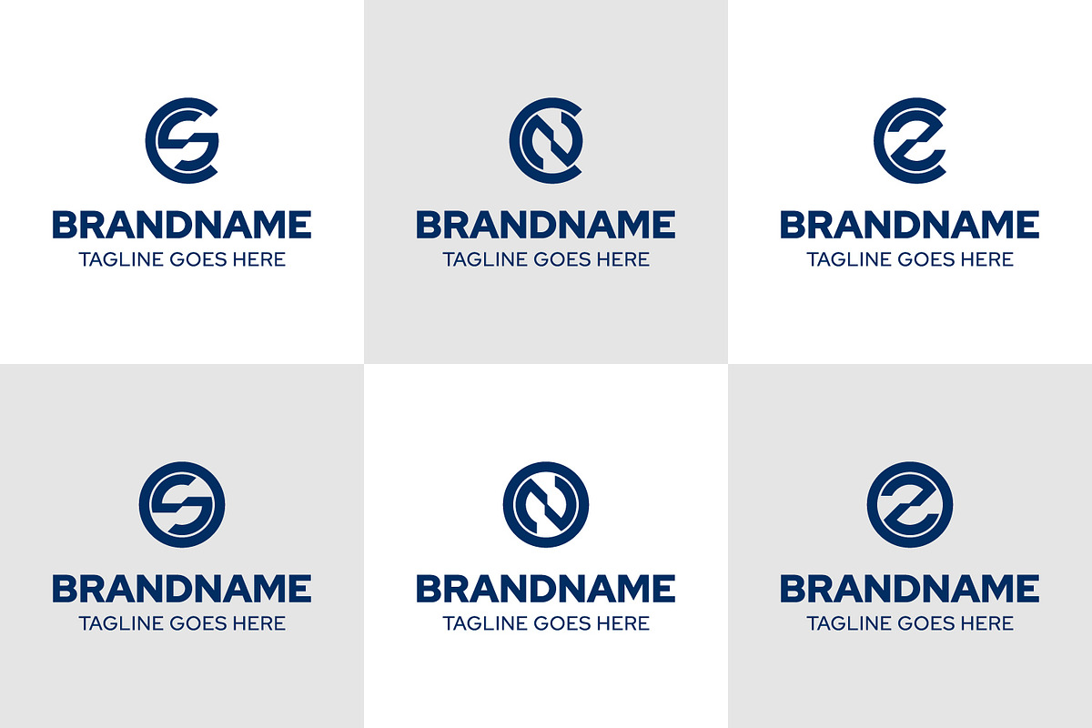 Letters CS OS CN ON CZ OZ Logo, a Branding & Logo Template by Pray Art Design Studio (Photo 1 of 2)