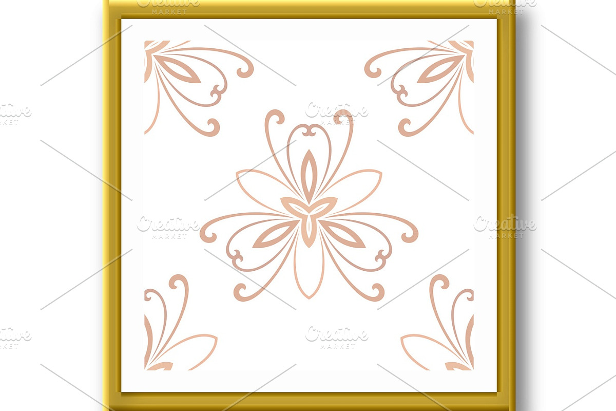Floral Fine Seamless Vector Pattern, a Decorative Illustration by FineArtStudio (Photo 3 of 3)
