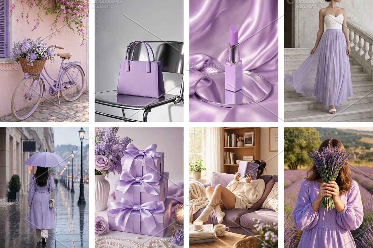 100 Lavender Aesthetic Stock Photos, a Beauty & Fashion Photo by Selenique Studio (Photo 11 of 11)