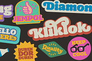 Seventies Sunrise; Retro Fonts, a Font by Eko Bimantara (Thumbnail 11 of 14)
