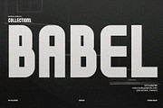BABEL FONT - DISPLAY SAN SERIF, a Sans Serif Font by BURSTYPE (Thumbnail 6 of 9)