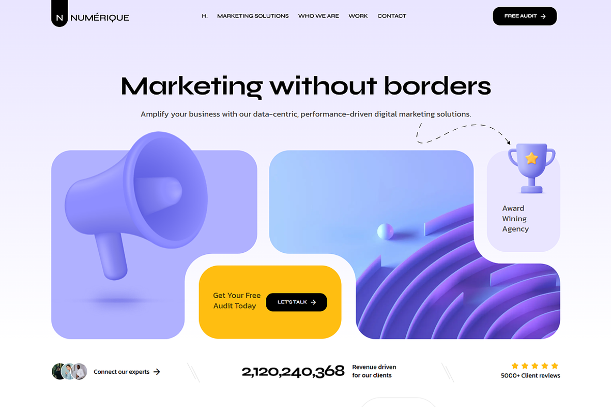 SEO Digital Marketing WordPress Them, a WordPress Template by Elite Templates (Photo 1 of 10)