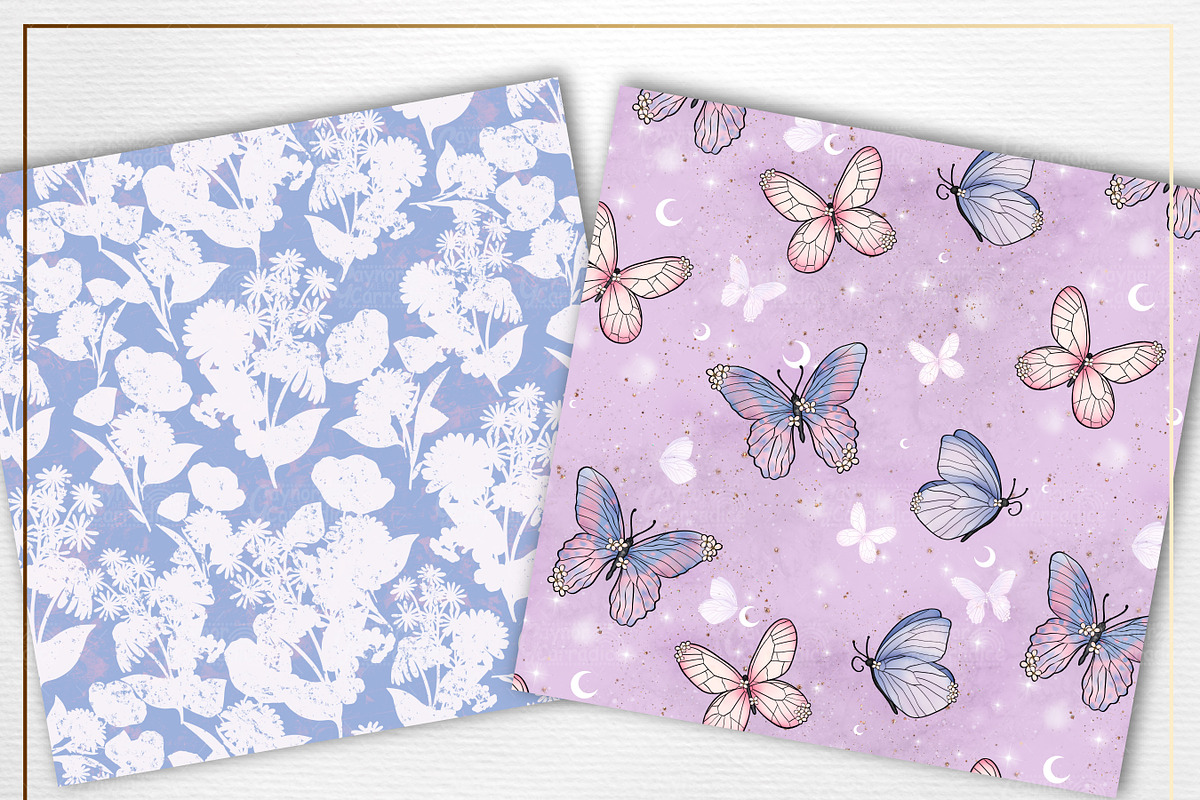 Wildflower seamless patterns, a Pattern Graphic by Gaynor Carradice Designs (Photo 2 of 6)