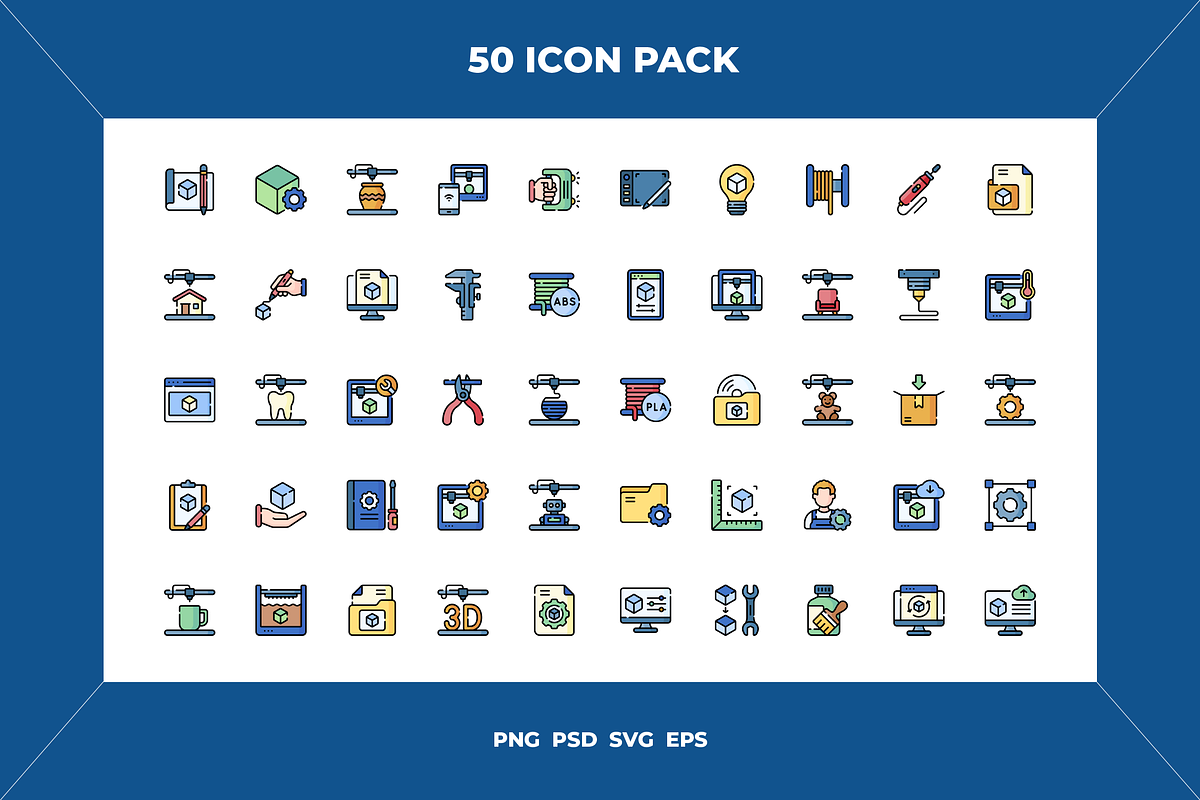 3D printing icons, an Outline Icon by Wencory (Photo 1 of 2)