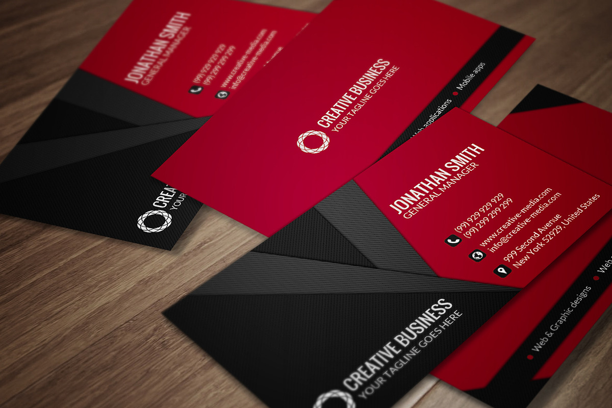 Modern Business Card CM031, a Business Card Template by annozio (Photo 1 of 4)