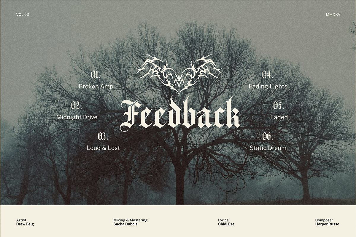 Thornville — Blackletter Display, a Blackletter Font by Creacy Studio (Photo 7 of 10)