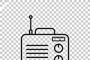 44 vector Music Audio Icon Set, an Outline Icon by adenpinkstore (Thumbnail 8 of 28)