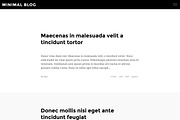Minimal Blog Drupal 7 Template, a Websites & App Template by MarkVI (Thumbnail 4 of 5)