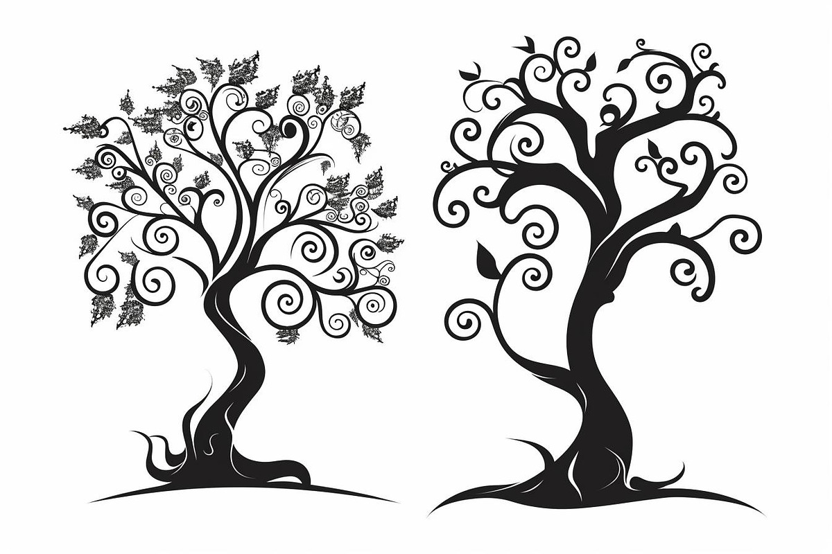 Tree Laser Cut Bundle | Decorative T, a Graphic by Designs_River (Photo 10 of 11)