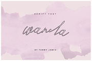 Wanda, a Script Font by Quothron (Thumbnail 1 of 6)