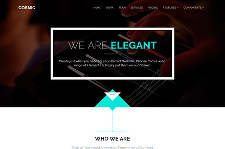 Cosmic - Simple Responsive Template, a Bootstrap Template by uExel Web Design Shop