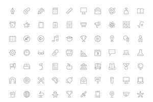 250 Education Vector Icons