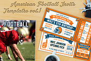 American Football Invite Templates 1, an Invitation Template by ...
