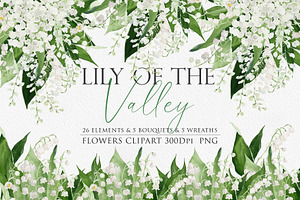 Lily Of The Valley Watercolor